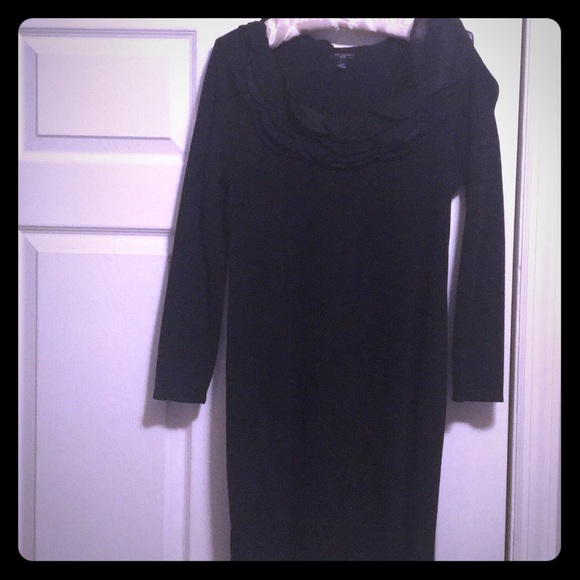 MUST GO Ann Taylor Dress W Ruffle Top - Picture 1 of 3